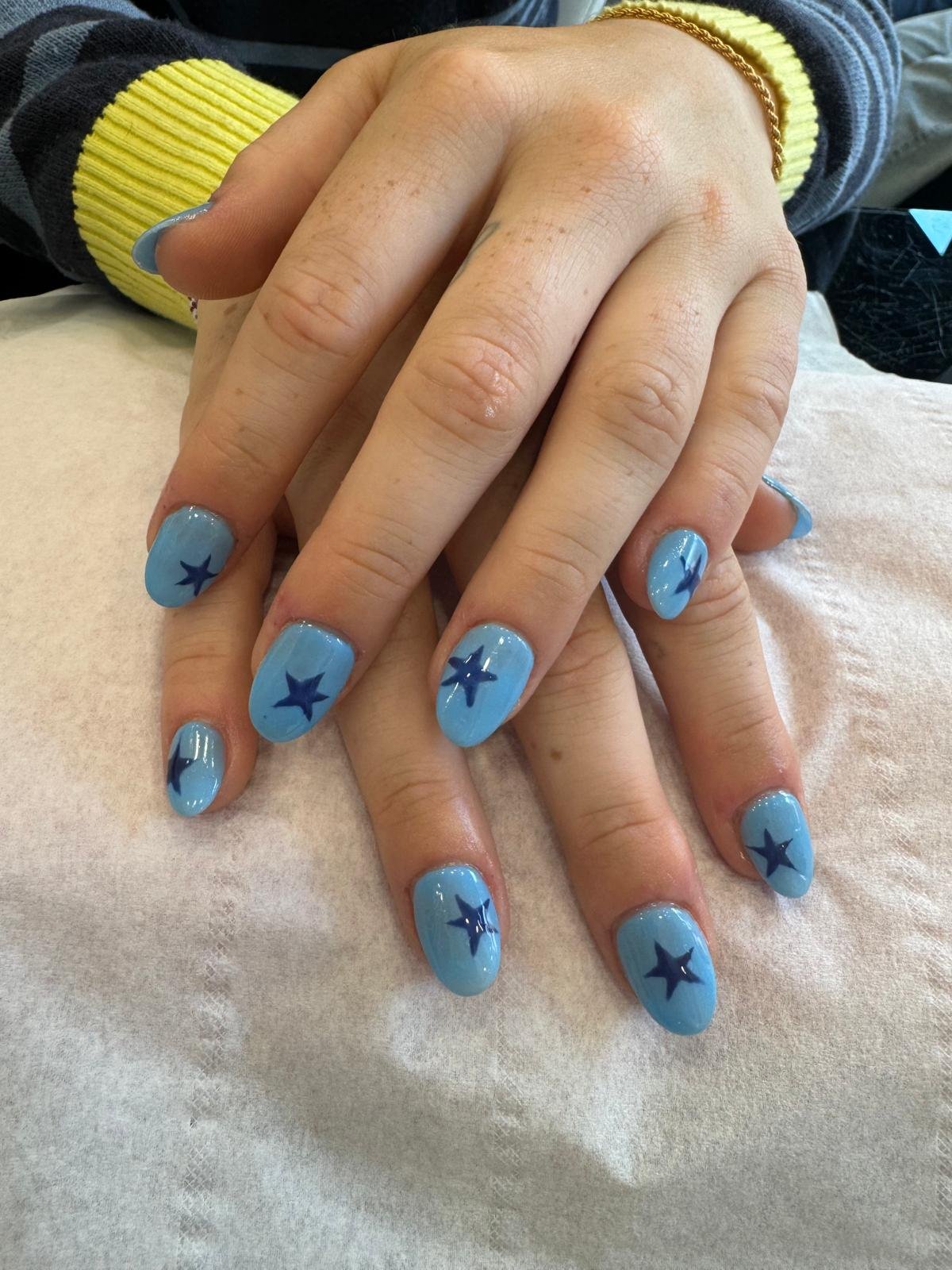 Nail treatment at MJ Beauty & Brows